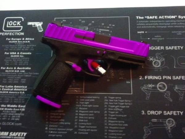 Hot Purple S&W SD9 VE 9mm Pistol-0