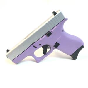 Lilac and Stainless Glock 42 .380-0