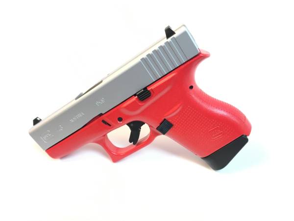 Electric Cherry Pearl Stainless Glock 43 9mm-0