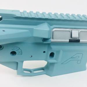 Diamond Blue M4E1 AR15 Receiver Set-0