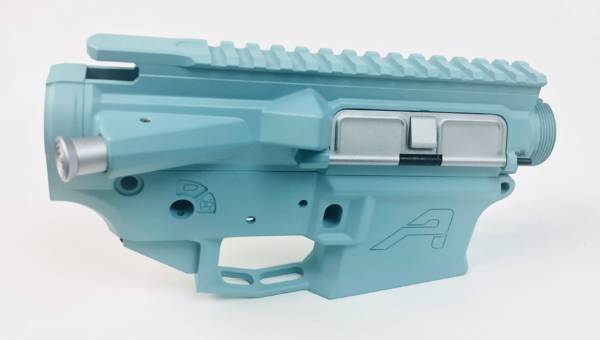 Diamond Blue M4E1 AR15 Receiver Set-0