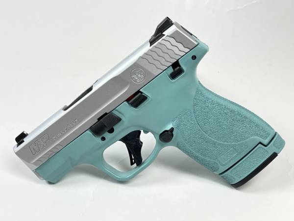 Diamond Blue and Stainless S&W Shield Plus
